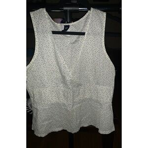 Gap Sleeveless Dots Top